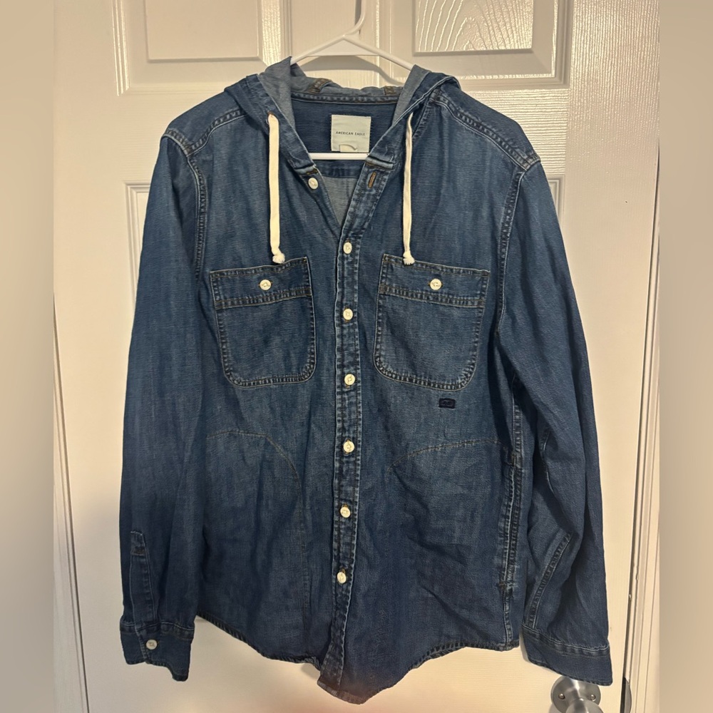 American Eagle Outfitters Blue Denim Jacket